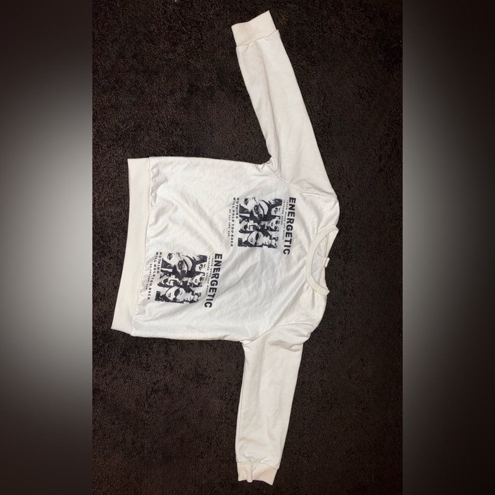 Energetic Kids Long Sleeve Shirt - White